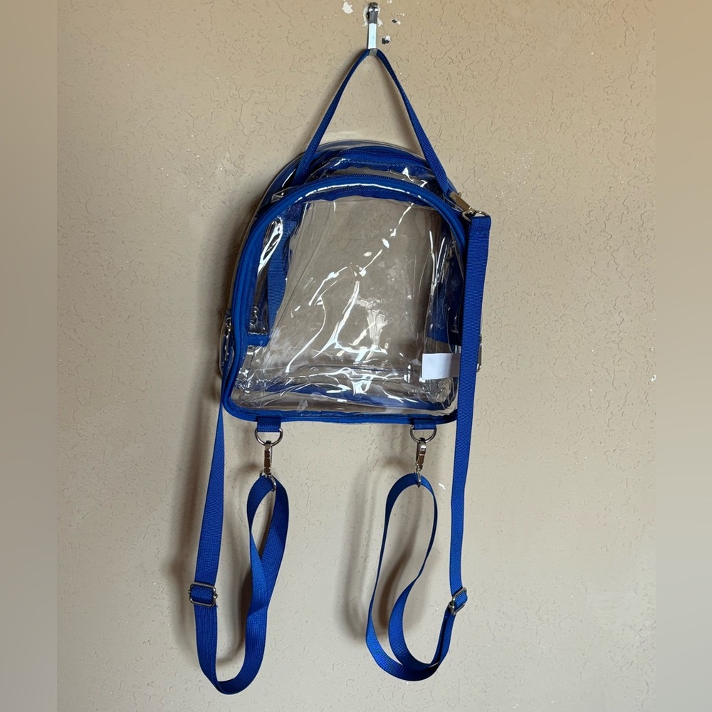 💖Metaverse Blue Clear Backpack💖
